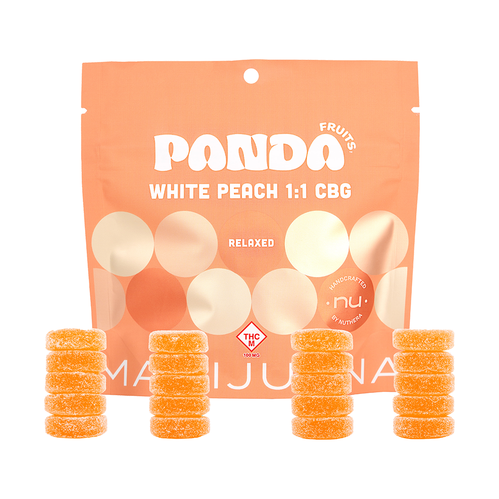Panda Fruits white peach 1 to 1 CBG